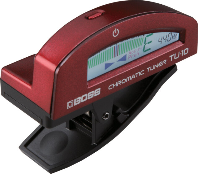 【送料込】BOSS 《ボス》TU-10 RD《Clip-on Chromatic Tuner》《クリップ式チューナー／レッド》