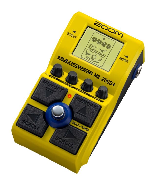 【送料込】ZOOM MS-200D+《ズーム》《オーバードライブ》《ディストーション》《ブースター》《ファズ》