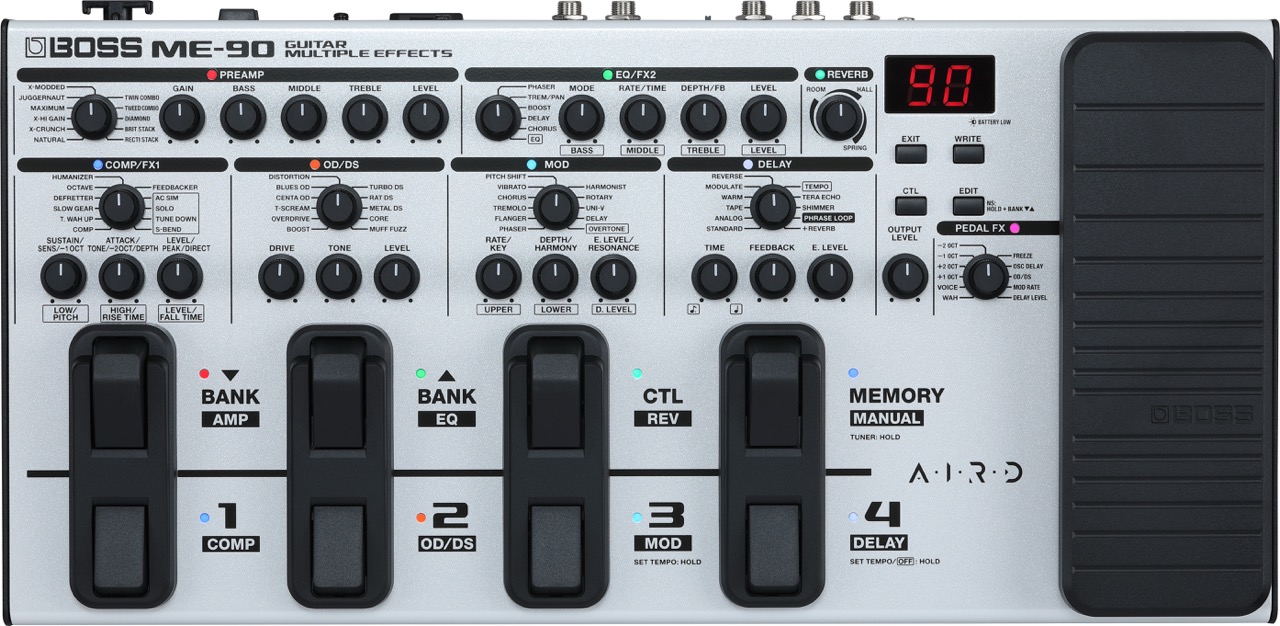 【送料込】【限定生産】BOSS ME-90-WH《ボス》《ギター・マルチ・エフェクター》