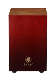 SAKAE OSAKA HERITAGE サカエ カホン CAJ-100-RDFD レッド 4面すべてが打面 ブラシ奏法対応　限定カラーモデル