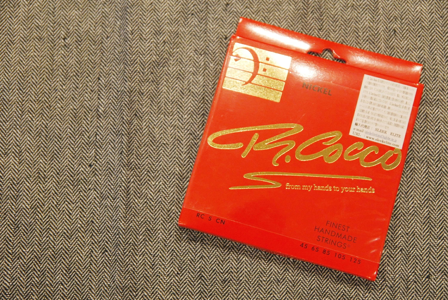 R.Cocco リチャードココ [RC5CN] .045-.125 NICKEL ROUND WOUND ベースセット弦／ニッケルラウンドワウンド／（Richard Cocco）【正規輸入品】