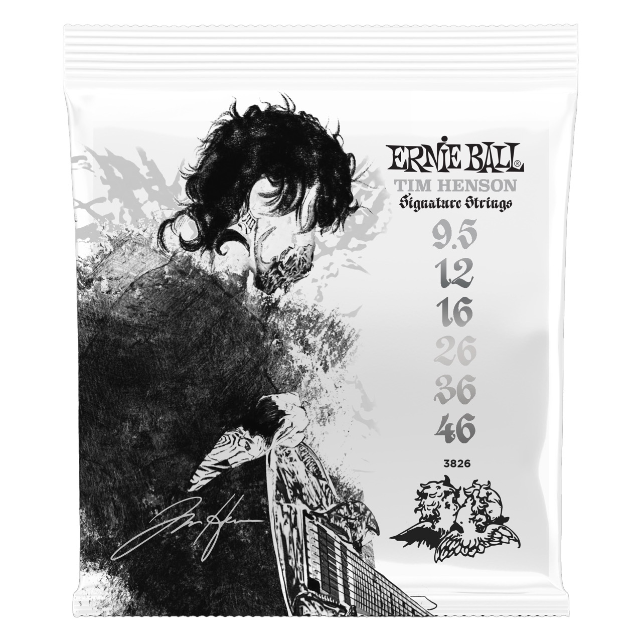 ERNIE BALL 《アーニーボール》【3826】 9.5-46／Tim Henson Signature《ティム ヘンソン シグネチャー》《エレキギター弦》
