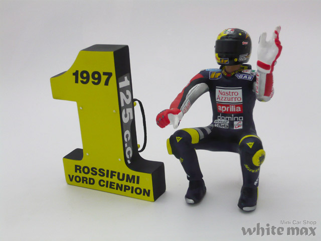 ミニチャンプス　1/12 V.Rossi フィギュア 1st ワールドチャンピオン GP125 Bmo 1997