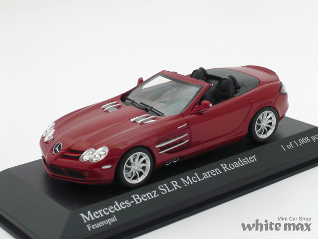ミニチャンプス　1/43 メルセデス ベンツ SLR マクラーレン ロードスター 2007 (レッド)