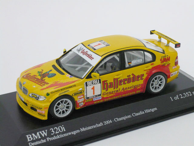 ミニチャンプス　1/43 BMW 320i DMSB PWM 2004 No.1