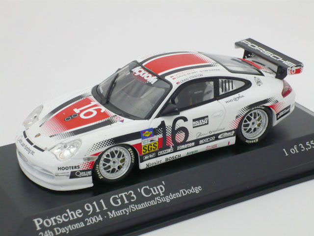 ミニチャンプス　1/43 ポルシェ 911 GT3 24h デイトナ 2004 No.16