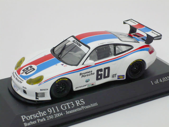 ミニチャンプス　1/43 ポルシェ 911 GT3 RS Barber Park 250 2004 No.60