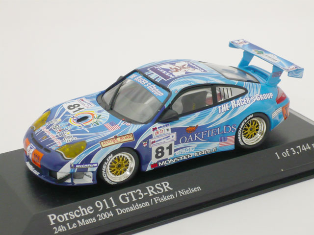 ミニチャンプス　1/43 ポルシェ 911 GT3 RSR 24h ルマン 2004 No.81