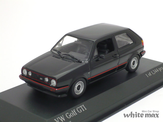 ミニチャンプス　1/43 フォルクスワーゲン ゴルフ GTI 1985 (ブラック）