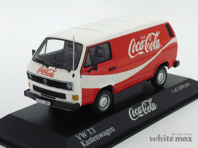 ミニチャンプス　1/43 フォルクスワーゲン T3 トランスポーター 1983 ”コカ・コーラ”