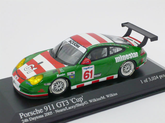ミニチャンプス　1/43 ポルシェ 911 GT3 カップ 24h デイトナ 2005 No.61