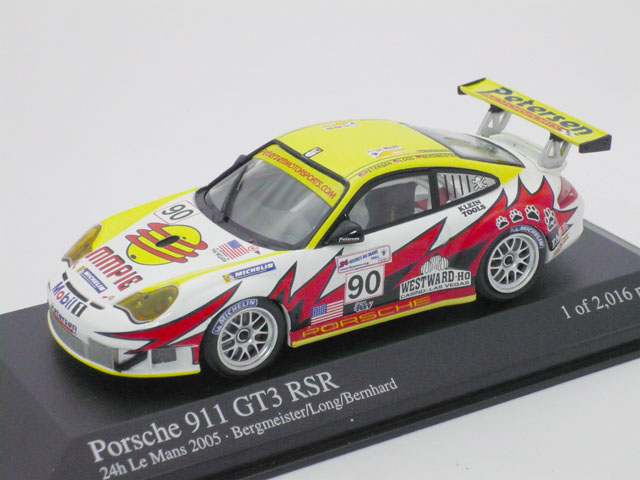 ミニチャンプス　1/43 ポルシェ 911 GT3 RSR 24h ルマン 2005 No.90
