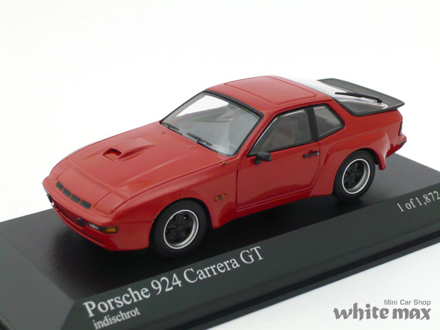 ミニチャンプス　1/43 ポルシェ 924 カレラ GT 1981 (レッド)