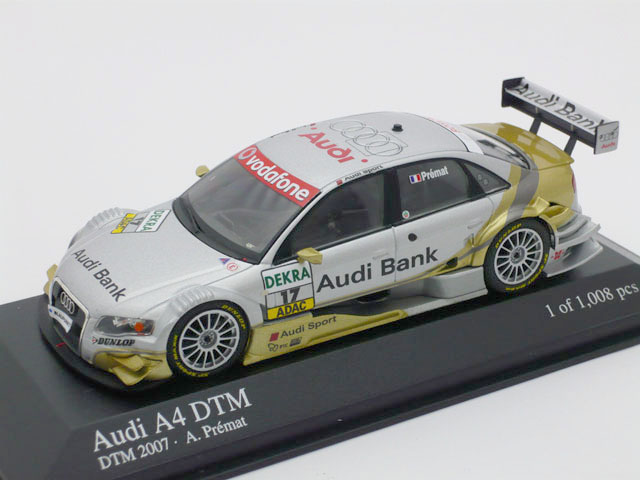 ミニチャンプス　1/43 アウディ A4 DTM 2007 No.17