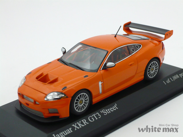 ミニチャンプス　1/43 ジャガー XKR GT3 ストリート 2008 (オレンジ)