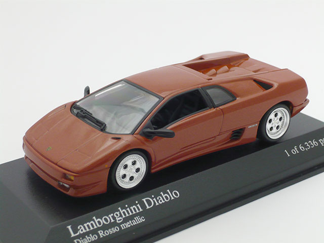 ミニチャンプス　1/43 ランボルギーニ デアブロ 1994 (カッパーメタリック)