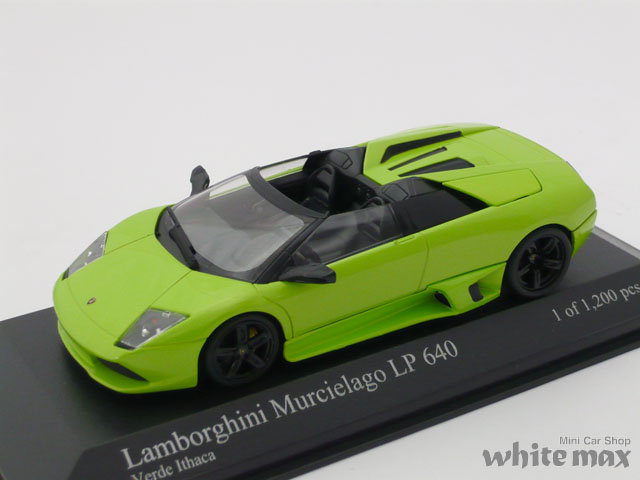 ミニチャンプス　1/43 ランボルギーニ ムルシェラゴ LP640 ロードスター 2007 (グリーン)