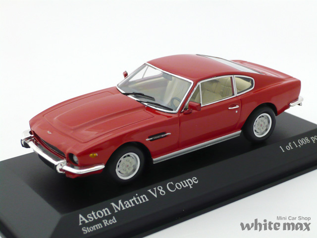 ミニチャンプス　1/43 アストン マーチン V8 クーペ 1987 (レッド)