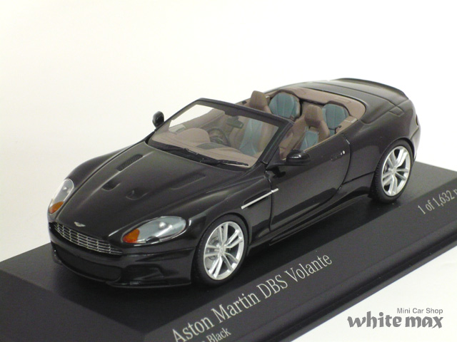 ミニチャンプス　1/43 アストン マーチン DBS ボランテ 2010 (ブラックメタリック）