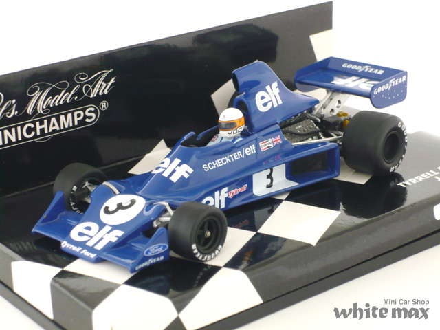 ミニチャンプス　1/43 ティレル フォード 007 1975 No.3 (J.Scheckter)