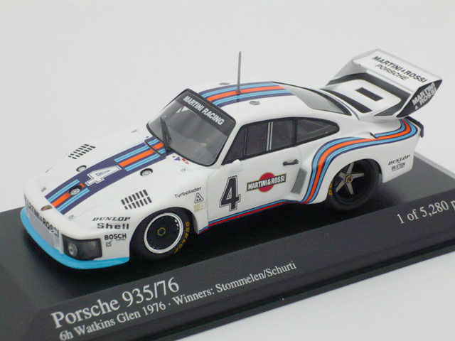 ミニチャンプス　1/43 ポルシェ 935 6h ワトキンス グレン優勝 1976 No.4