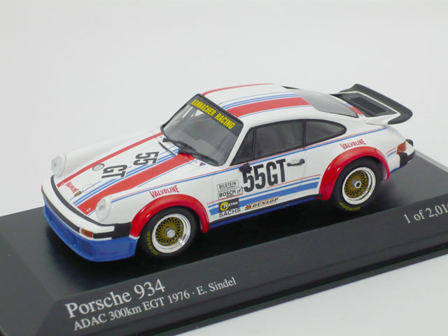 ミニチャンプス　1/43 ポルシェ 934 ADAC 300km EGT 1976 No.55GT