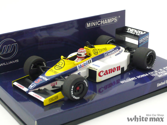 ミニチャンプス　1/43 ウイリアムス ホンダ FW10 ポールリカールテスト 1985 (N.Piquet)