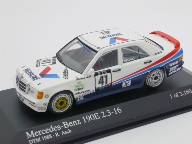 ミニチャンプス　1/43 メルセデス 190E 2.3-16 DTM 1988 No.41
