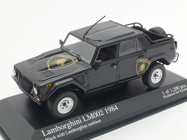 ミニチャンプス　1/43 ランボルギーニ LM 002 1984 (ブラック)