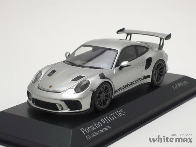 ミニチャンプス　1/43 ポルシェ 911 GT3RS 2018 (シルバー)