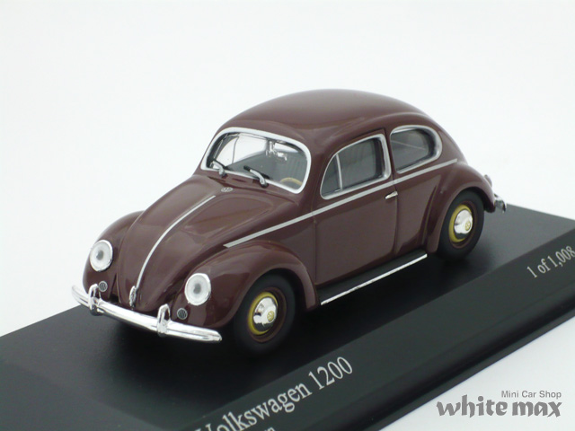 ミニチャンプス　1/43 フォルクスワーゲン 1200 1953 (ブラウン）