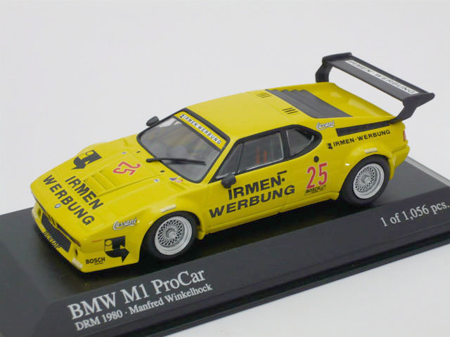 ミニチャンプス　1/43 BMW M1 プロカー DRM 1980 No.25