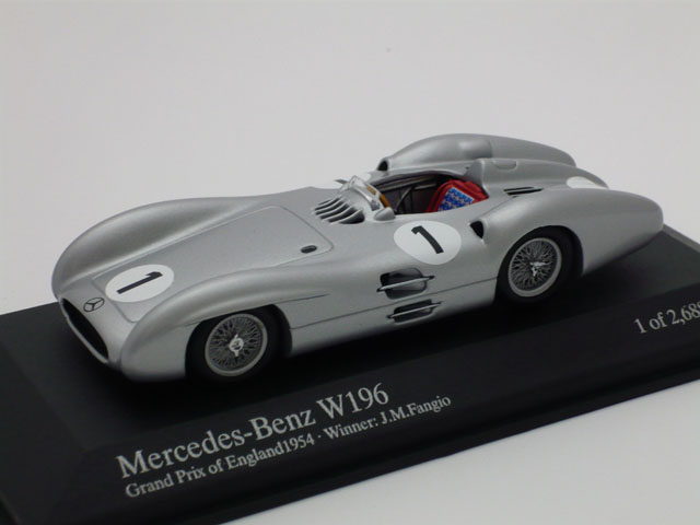 ミニチャンプス　1/43 メルセデス ベンツ W196 イングランドGP優勝 1954