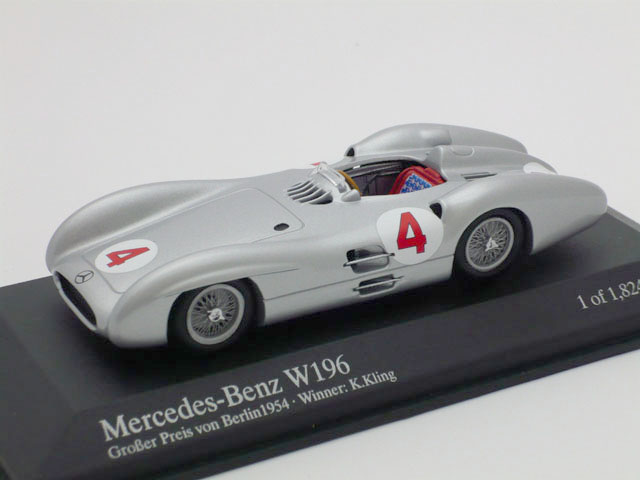 ミニチャンプス　1/43 メルセデス ベンツ W196 1954 No.4