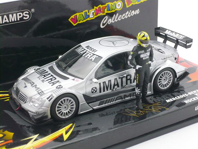 ミニチャンプス　1/43 メルセデス ベンツ C-クラス V.ロッシ ホッケンハイム テスト 2006