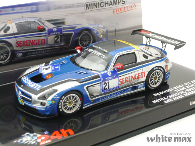 ミニチャンプス　1/43 メルセデス ベンツ SLS AMG GT3 24h ADAC ニュルブルクリング 2011 No.21
