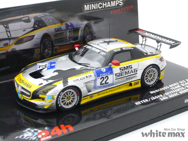 ミニチャンプス　1/43 メルセデス ベンツ SLS AMG GT3 24h ADAC ニュルブルクリング 2011 No.22