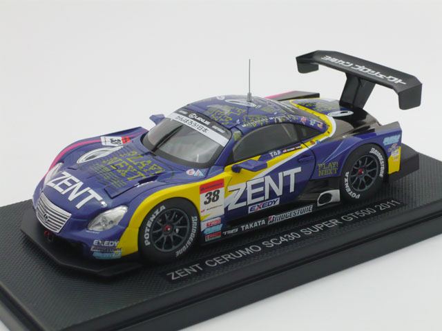 エブロ　1/43 ゼント セルモ SC430 スーパー GT500 2011 No.38