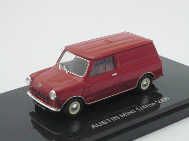 エブロ　1/43 オースチン ミニ バン (レッド)
