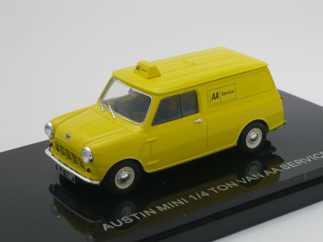 エブロ　1/43 オースチン ミニ バン AA (イエロー)