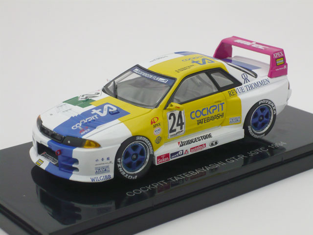 エブロ　1/43 コックピット タテバヤシ GT-R JGTC 1994 No.24