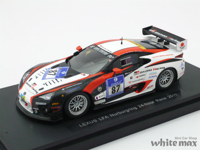 エブロ　1/43 レクサス LFA ニュル 24H レース 2011 No.87