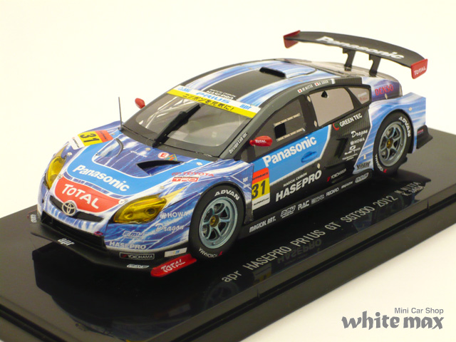 エブロ　1/43 apr HASEPRO プリウスGT スーパー GT300 2012 No.31