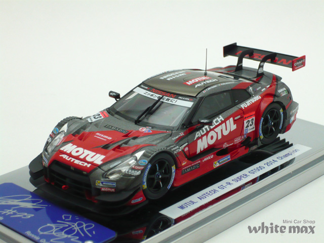 エブロ　1/43 モチュールオーテック GT-R スーパー GT500 2014 チャンピョンカー No.23