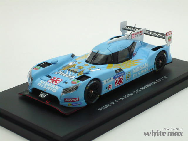 エブロ　1/43 ニッサン GT-R LM NISMO 2015 マンチェスターシティ FC No.23