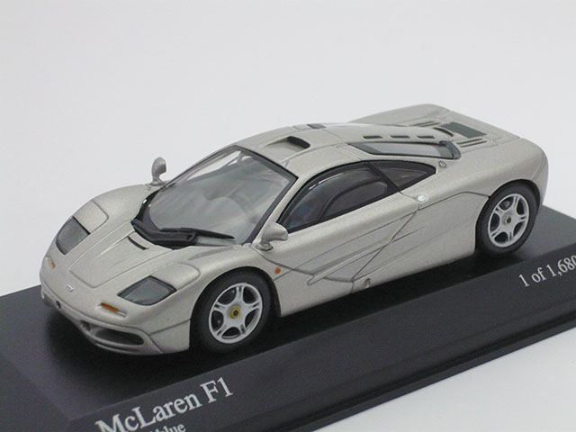ミニチャンプス　1/43 マクラーレン F1 (シルバー)