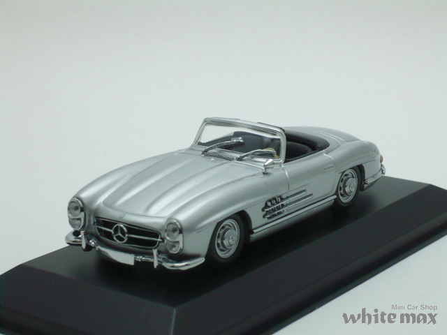 マキシチャンプス　1/43 メルセデス ベンツ 300 SL ロードスター 1955 (シルバー)
