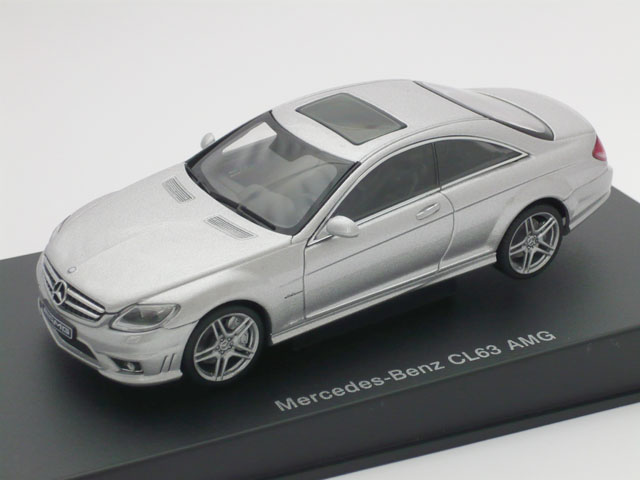 オートアート　1/43 メルセデス ベンツ CL63 AMG (シルバー)