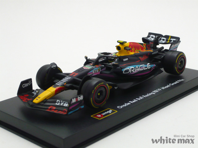ブラゴ　1/43 オラクル レッドブル レーシング BR19(2023) No.11 S.ペレス マイアミカラー (ドライバーフィギュア付）