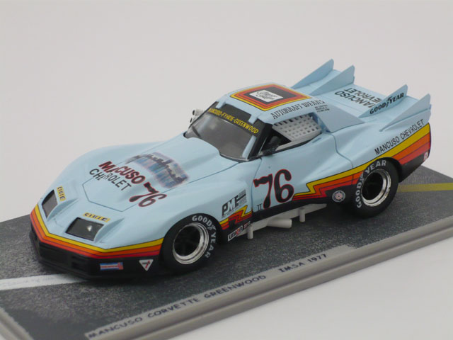 ビザール　1/43 MANCUSO コルベット GREENWOOD IMSA 1977 No.76